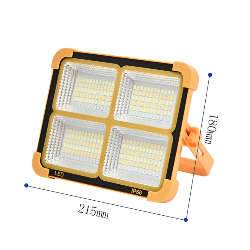 Portable USB Rechargeable LED Solar Camping Light 100 W Ps21 - Image 2