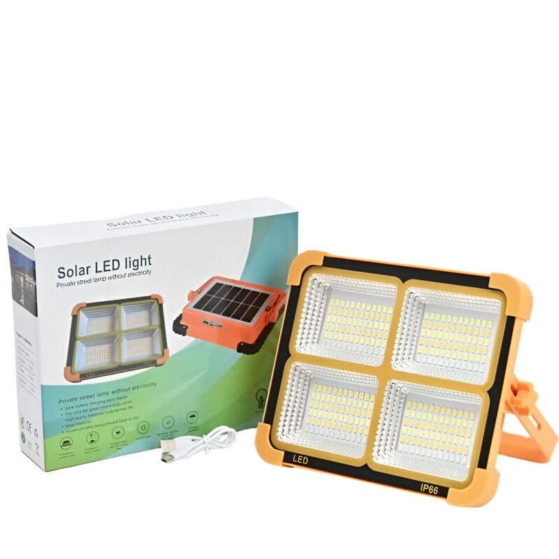 Portable USB Rechargeable LED Solar Camping Light 100 W Ps21