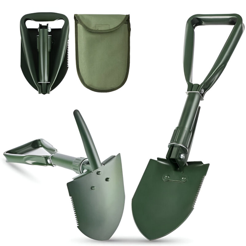 Multi-functional Three Folding Shovel For Outdoor Camping Ps219