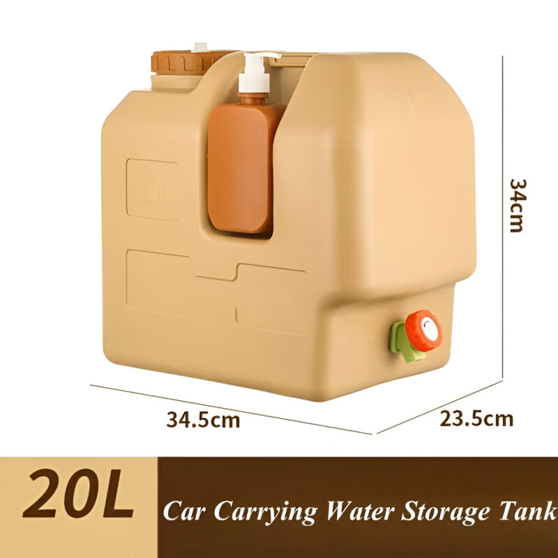 20L Jerry Can Water Container With Tap & Lotion Dispenser Ps203 - Image 3