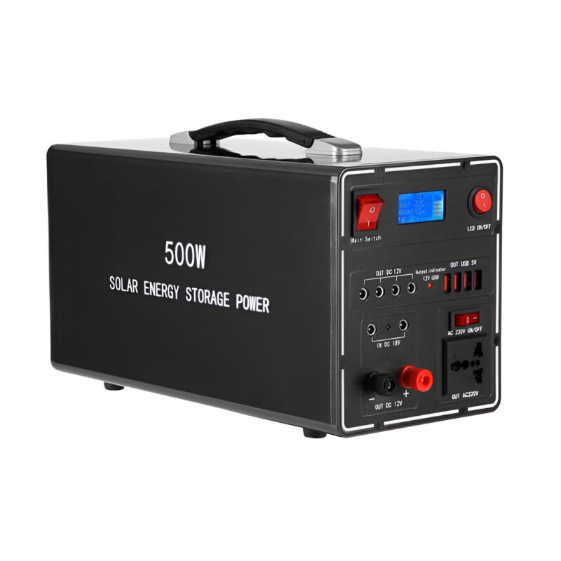 500W Portable Solar Energy Storage Power Station With Solar Panel Ps28 - Image 5