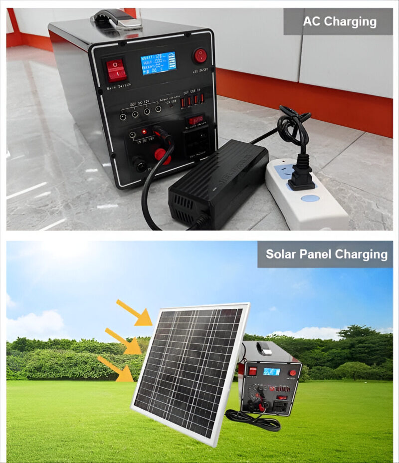 500W Portable Solar Energy Storage Power Station With Solar Panel Ps28 - Image 6