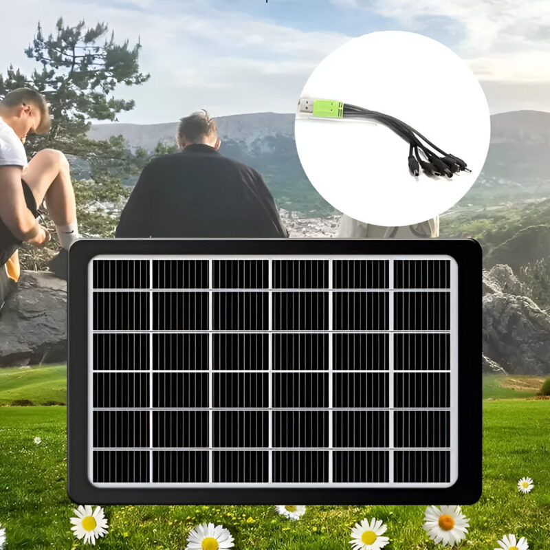 8W Portable Solar Panel With USB Output Port Ps152 - Image 2