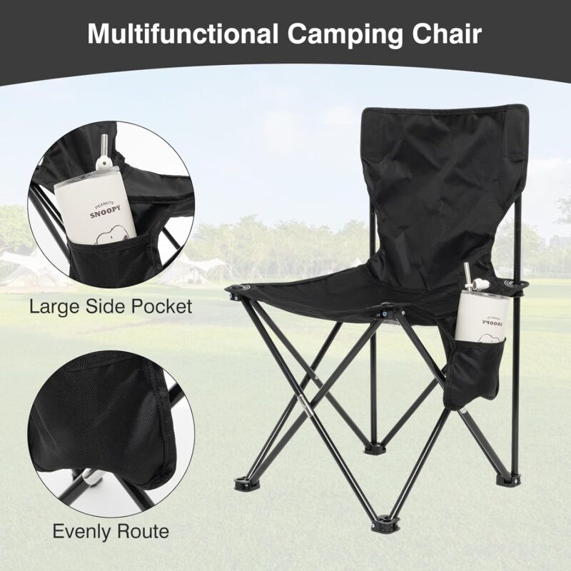 Lightweight and Folding Chairs Foldable Backpacking Chair - Ultra Durable PS151 - Image 11