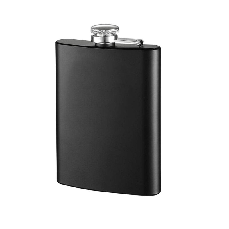 Stainless Steel Hip Flask 8 Oz 230 ml - Matte Black