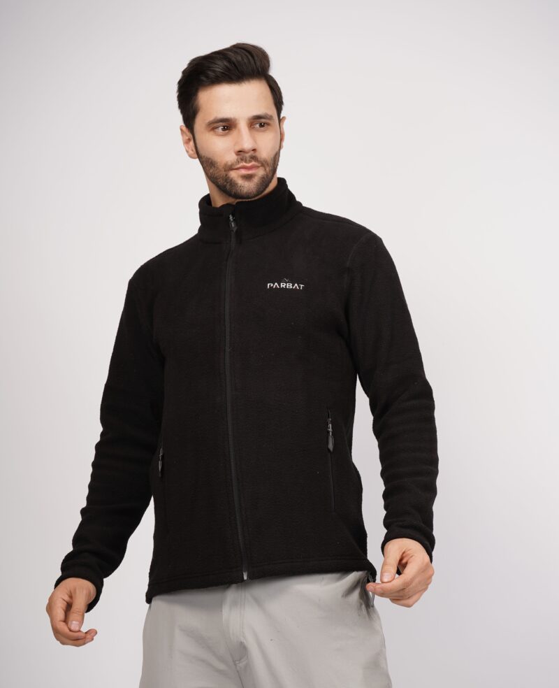 Parbat Full Zip Winter Warm Fleece Jacket - Image 5